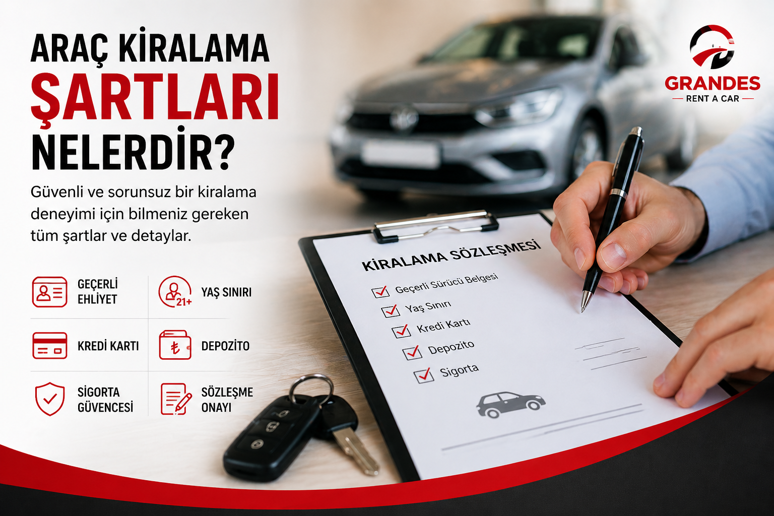 Araç Kiralama Şartları Nelerdir?